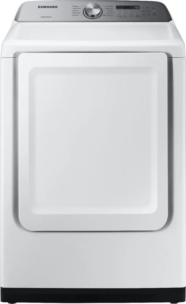 Pictures of 5.2 cu. ft. Samsung Large Capacity Smart Top Load Washer with Super Speed Wash in White and 7.4-cu ft Electric Dryer (White) - New in Box Washing Machine with Scratch and Dent Dryer - Neu Appliance Outlet - Discount Appliance Outlet in Austin, Tx