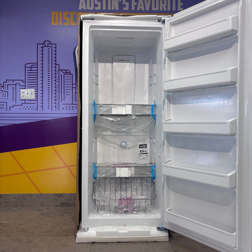 Pictures of Frigidaire 13 Cu. Ft. Garage Ready Upright Freezer with EvenTemp™ Cooling System - New In Box - Neu Appliance Outlet - Discount Appliance Outlet in Austin, Tx
