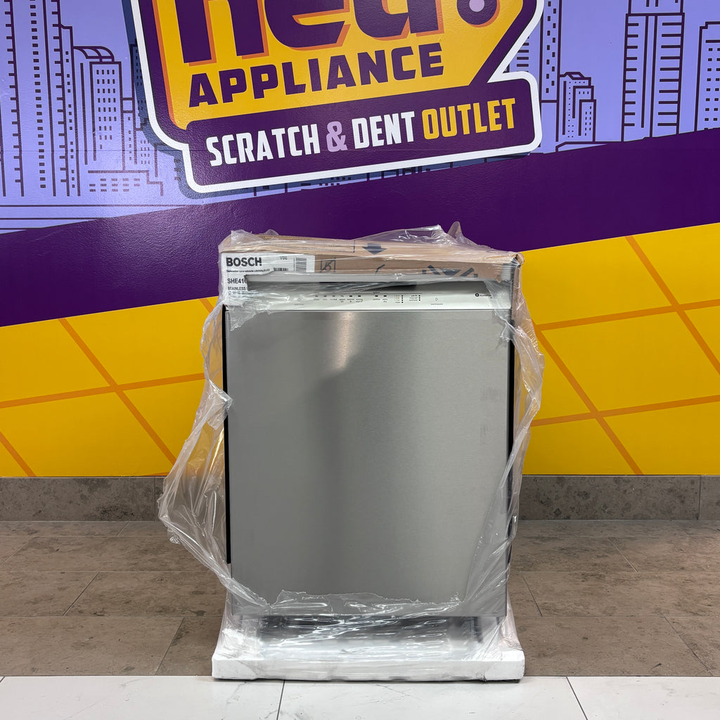 Pictures of Bosch 100 Series 24 in. Stainless Steel Front Control Smart 48 dBA Built-In Stainless Steel Tub Dishwasher - New - Neu Appliance Outlet - Discount Appliance Outlet in Austin, Tx