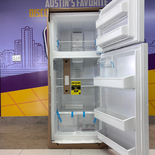 Pictures of White Frigidaire 28 inch wide 18 cu. ft. ENERGY STAR Top Freezer Refrigerator - New - Neu Appliance Outlet - Discount Appliance Outlet in Austin, Tx