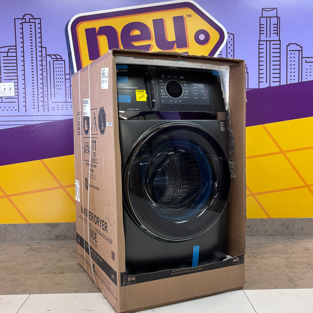 Pictures of GE Profile Energy Star Ultra Fast 4.8 Cu. Ft. Capacity 2-in-1 Washer and Dryer with Ventless Inverter Heat Pump Technology and Pet Hair Removal PFQ97HSPVDS - New - Neu Appliance Outlet - Discount Appliance Outlet in Austin, Tx