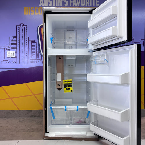 Pictures of Black Frigidaire 28 inch wide 18 cu. ft. ENERGY STAR Top Freezer Refrigerator - New - Neu Appliance Outlet - Discount Appliance Outlet in Austin, Tx