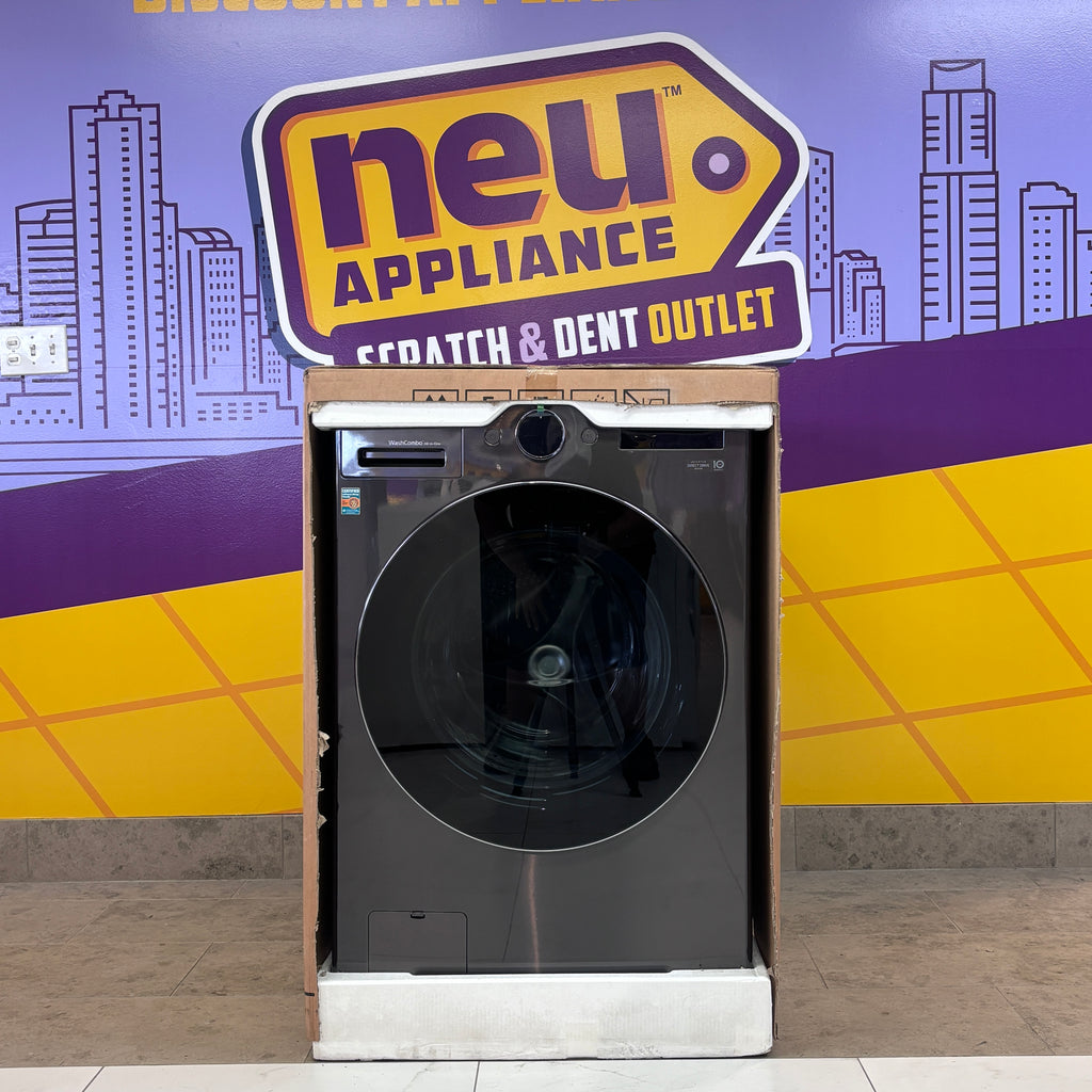 Pictures of LG Black Steel 5.0 Cu. Ft. All in One WashCombo with Inverter HeatPump Technology WM6998HBA - New in Box - Neu Appliance Outlet - Discount Appliance Outlet in Austin, Tx