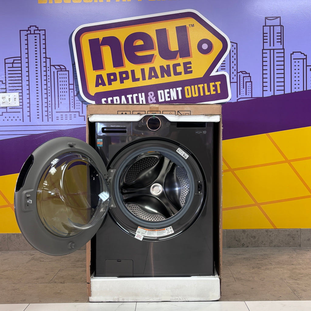 Pictures of LG Black Steel 5.0 Cu. Ft. All in One WashCombo with Inverter HeatPump Technology WM6998HBA - New in Box - Neu Appliance Outlet - Discount Appliance Outlet in Austin, Tx