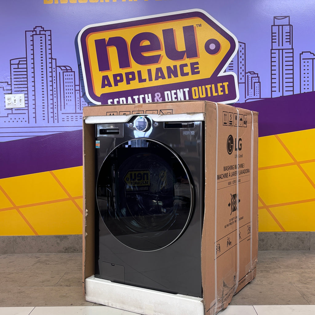 Pictures of LG Black Steel 5.0 Cu. Ft. All in One WashCombo with Inverter HeatPump Technology WM6998HBA - New in Box - Neu Appliance Outlet - Discount Appliance Outlet in Austin, Tx