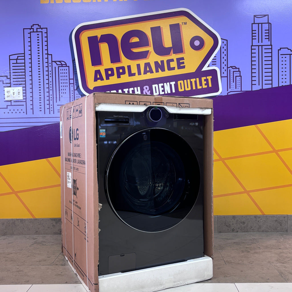 Pictures of LG Black Steel 5.0 Cu. Ft. All in One WashCombo with Inverter HeatPump Technology WM6998HBA - New in Box - Neu Appliance Outlet - Discount Appliance Outlet in Austin, Tx