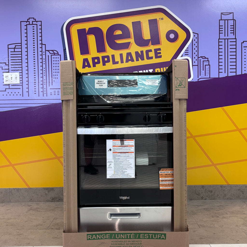 Pictures of Whirlpool Stainless 5.1 Cu. Ft. Freestanding Gas Range with Broiler Drawer and Two Speed Heat Burners WFG320M0MS - New In Box - Neu Appliance Outlet - Discount Appliance Outlet in Austin, Tx