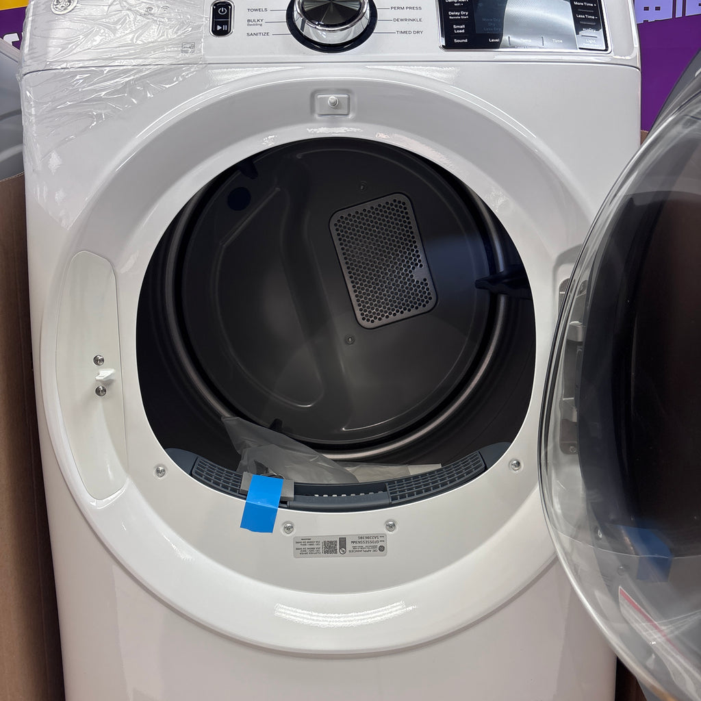 GE ENERGY STAR 4.8 cu. ft. Capacity Smart Front Load Washer with UltraFresh Vent System with OdorBlock GFW550SSNWW - New in Box and GE ENERGY STAR 7.8 cu. ft. Smart Frontload Electric Dryer with Sensor Dry 15021 - GFD55ESSNWW - New in Box
