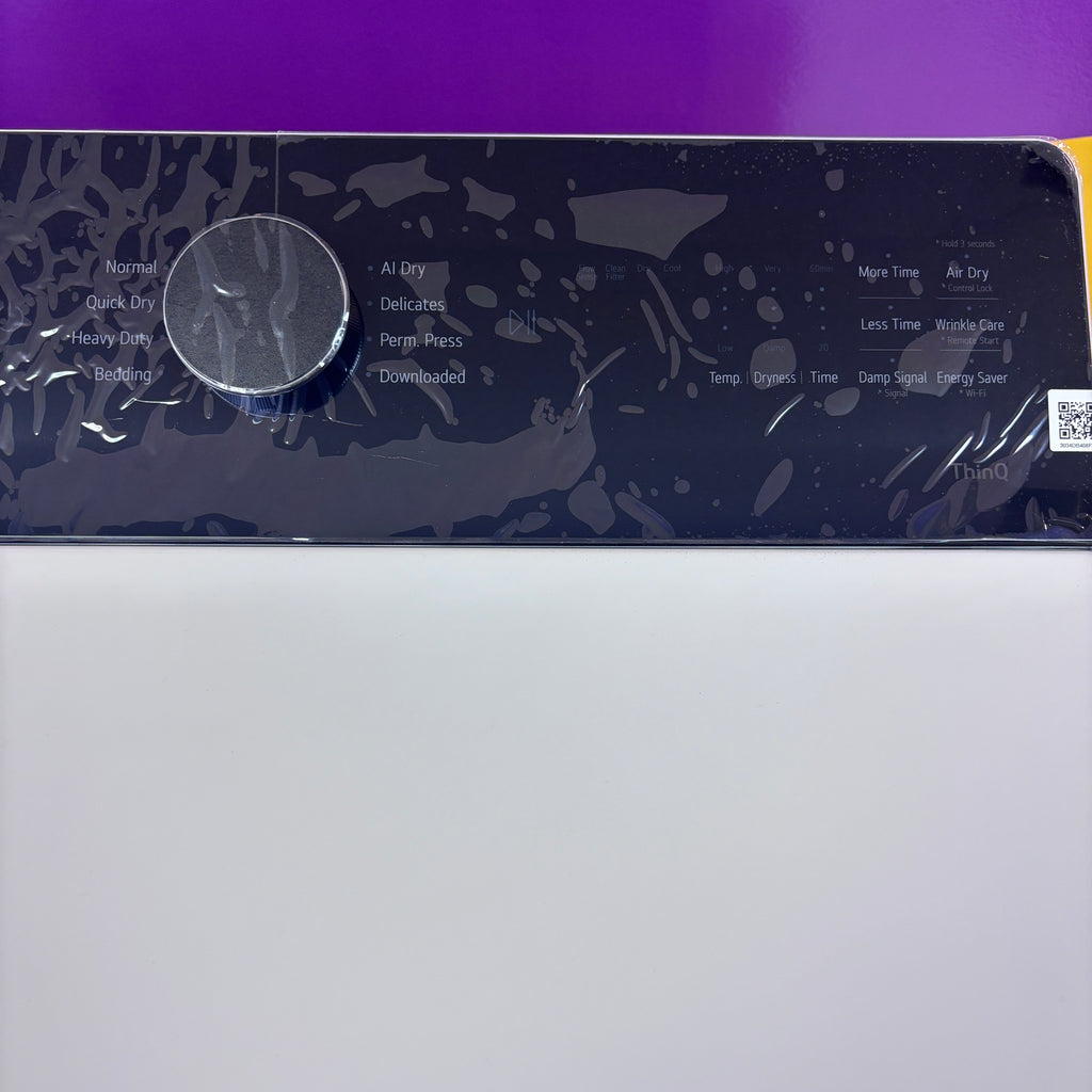 Pictures of LG 5.5 cu. ft. Mega Capacity Top Load Washer with Impeller in Alpine White WT8400CW - Open Box and LG Energy Star Certified 7.3 cu. ft. Ultra Large Capacity Rear Control Electric Dryer with LG EasyLoad™ Door and AI Sensing 15023 - DLE8400WE - New in Box - Neu Appliance Outlet - Discount Appliance Outlet in Austin, Tx