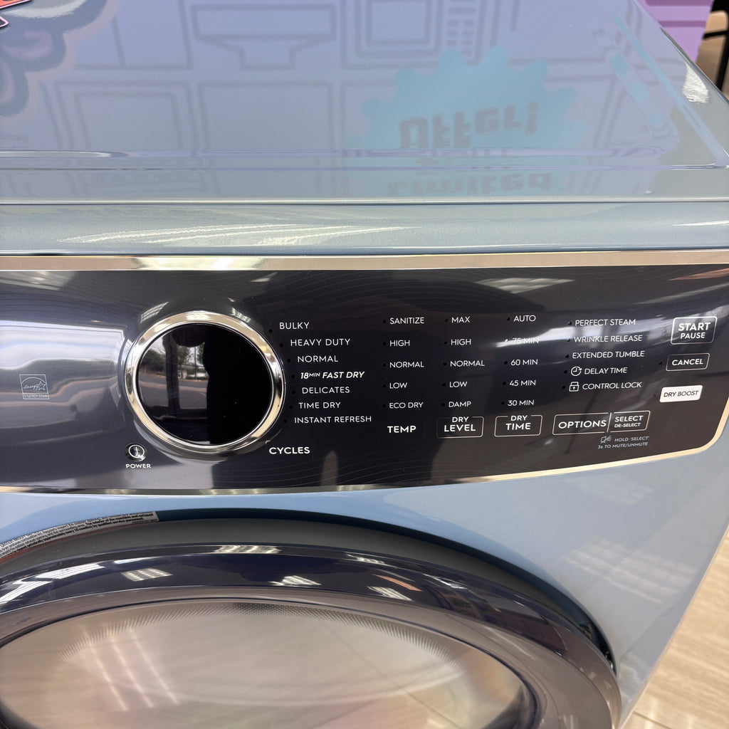 Electrolux 27 in. 4.5 cu.ft. HE Front Load ENERGY STAR Washer with LuxCare Wash System ELFW7437AG - New in Box and  Electrolux 8 cu.ft.  Electric Dryer vented Front Load Perfect Steam Dryer with Instant Refresh 15028 - ELFE7437AG - Scratch & Dent (Minor)