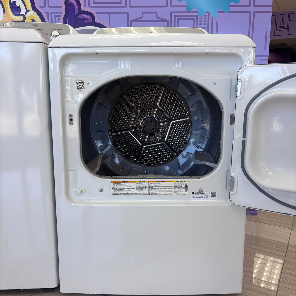 GE Top Load 4.2 Cu. Ft. Washer with Stain PreTreat in White GTW485ASJWS - Certified Refurbished and GE Electric Front Load Dryer with Sensor Dry in White 15030 - GTD45EASJWS - Certified Refurbished