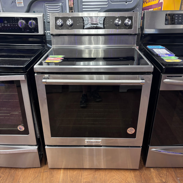 KitchenAid 5-Element Electric Convection Range 5SD182 - KFEG500ESS - Scratch & Dent (Minor)