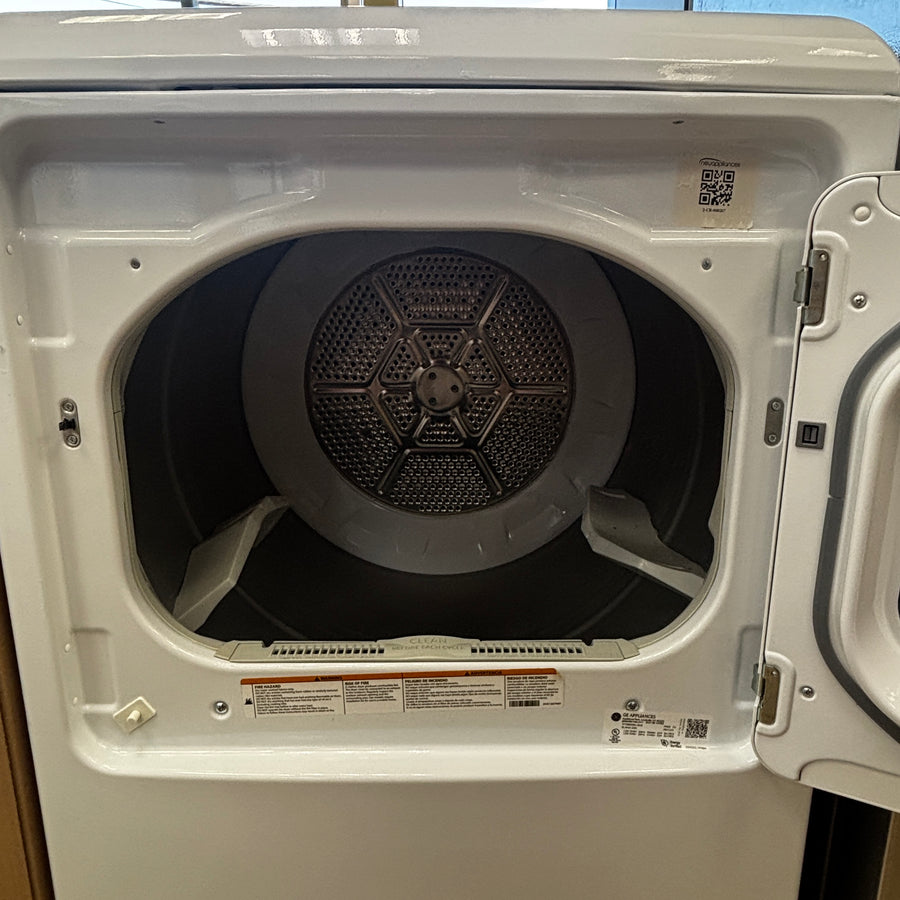 GE White Top Load 4.0 Cu. Ft. Capacity Washer with Stainless Steel Wash Basket GTW325ASWWW - New in Box and  GE ENERGY STAR 7.4 cu. ft. Capacity Aluminized Alloy Drum Electric Dryer with Sensor Dry  15034 - GTD65EBSJWS - Certified Refurbished