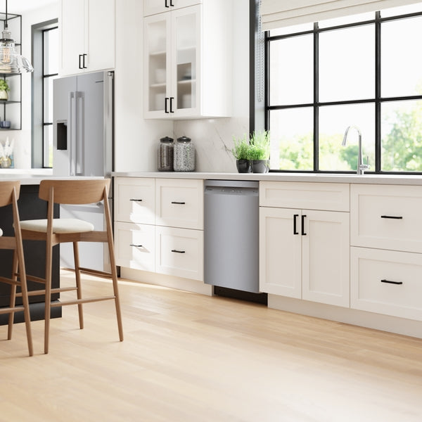 Pictures of Bosch 100 Series 24 in. Stainless Steel Front Control Smart 48 dBA Built-In Stainless Steel Tub Dishwasher - New - Neu Appliance Outlet - Discount Appliance Outlet in Austin, Tx