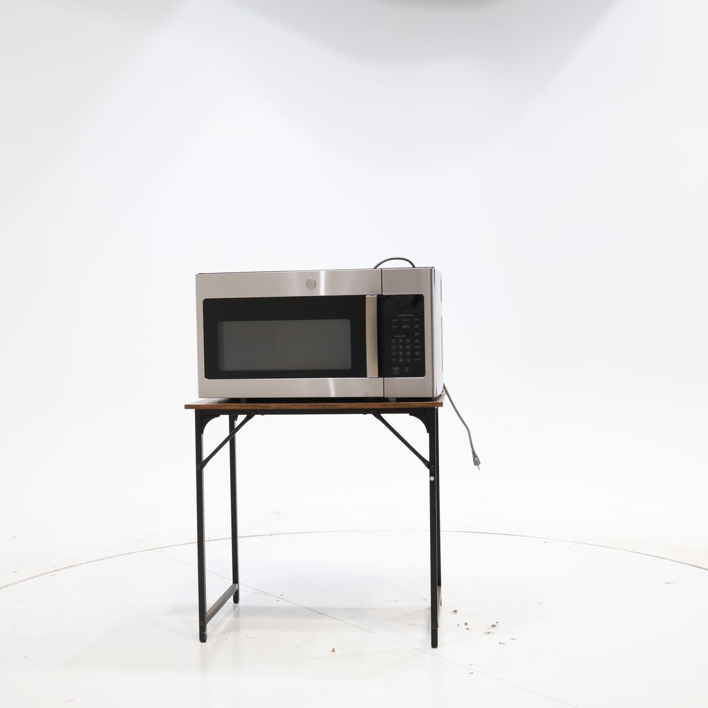 Pictures of GE® 1.6 Cu. Ft. Over-the-Range Microwave Oven in Stainless Steel GE9844 - JVM3160RFSS - New in Box - Neu Appliance Outlet - Discount Appliance Outlet in Austin, Tx