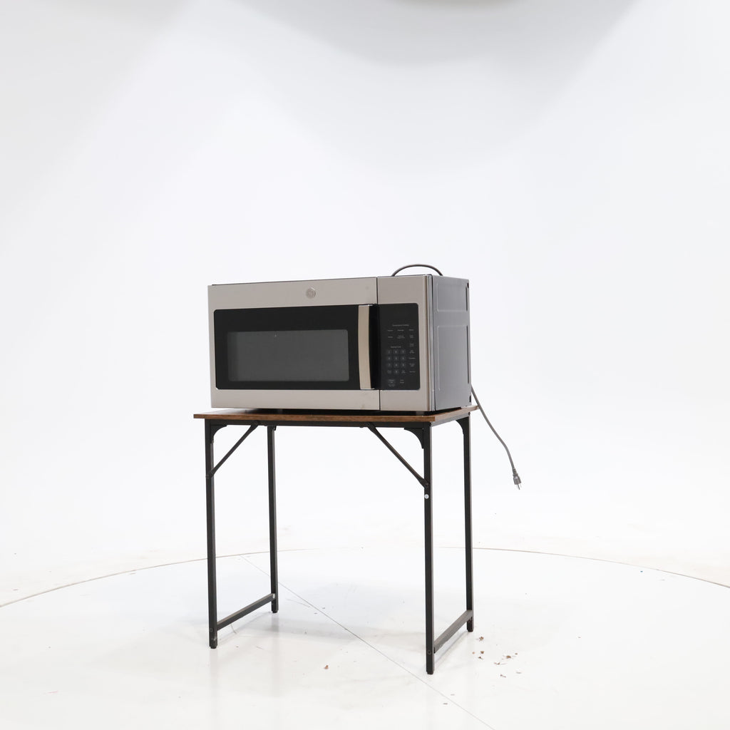 Pictures of GE® 1.6 Cu. Ft. Over-the-Range Microwave Oven in Stainless Steel GE9844 - JVM3160RFSS - New in Box - Neu Appliance Outlet - Discount Appliance Outlet in Austin, Tx