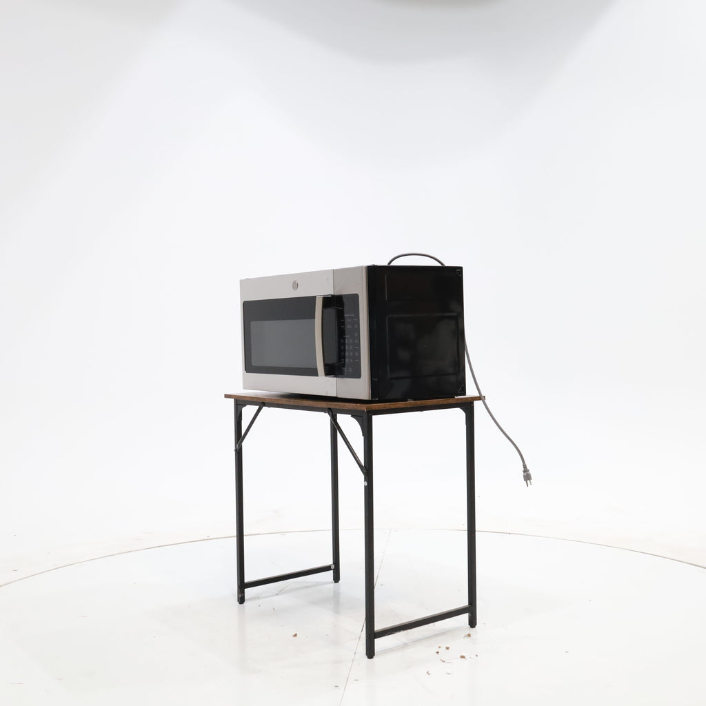 Pictures of GE® 1.6 Cu. Ft. Over-the-Range Microwave Oven in Stainless Steel GE9844 - JVM3160RFSS - New in Box - Neu Appliance Outlet - Discount Appliance Outlet in Austin, Tx