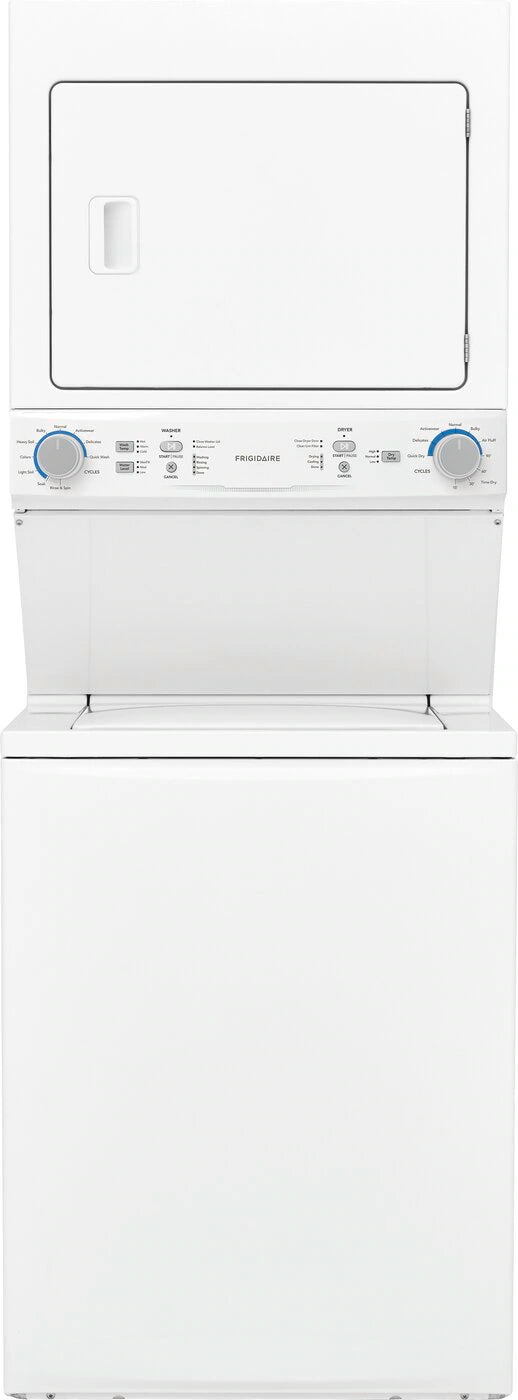 Frigidaire Electric Washer/Dryer Laundry Center - 3.9 Cu. Ft Washer and 5.5 Cu. Ft. Dryer 22442629 - FLCE7522AW - Scratch & Dent (Moderate)