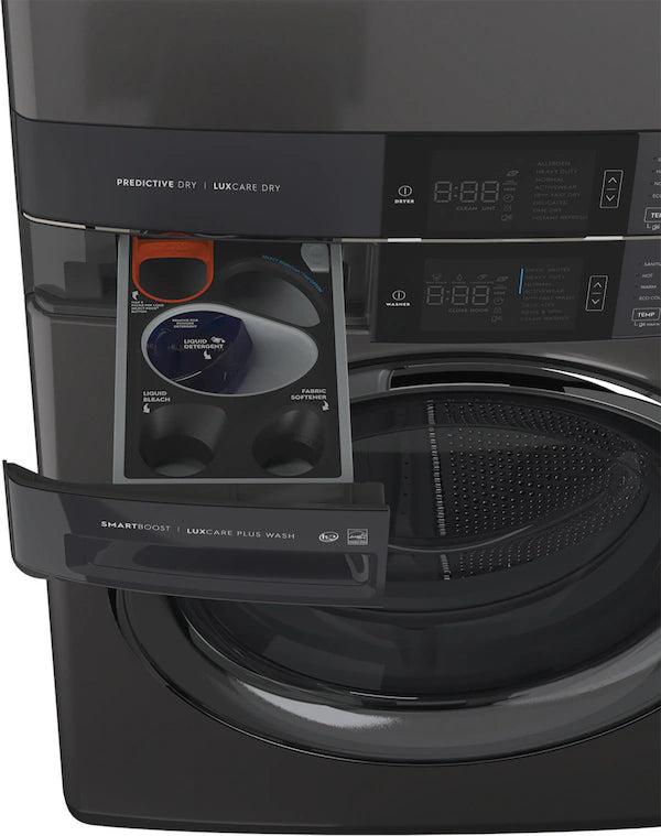 Pictures of Electrolux Titanium 600 Series Laundry Tower Single Unit 4.5 cu ft Washer & 8 cu ft Electric Dryer ELTE7600AT - Scratch & Dent (Minor) - Neu Appliance Outlet - Discount Appliance Outlet in Austin, Tx