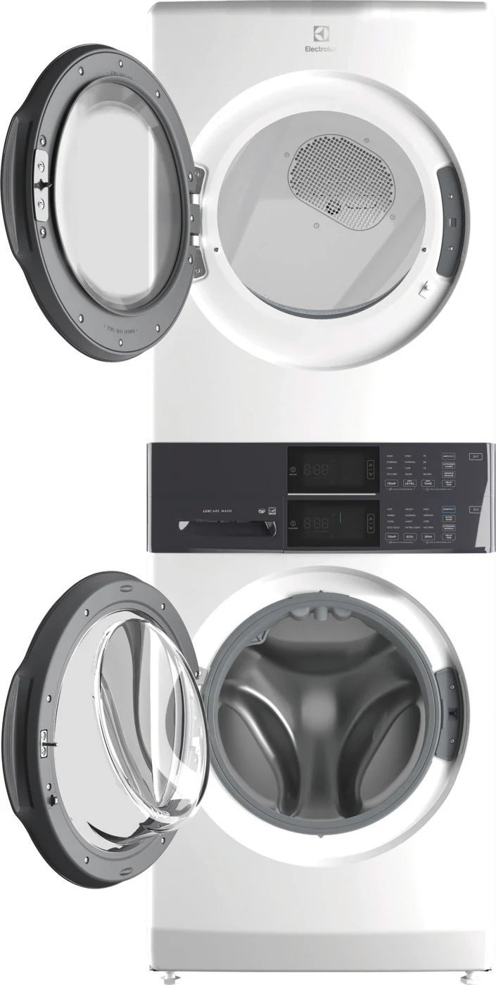 Electrolux 300 Series Laundry Tower Single Unit Washer & Electric Dryer with LuxCare® Wash System in White 22442635 - ELTE7300AW - Scratch & Dent (Minor)