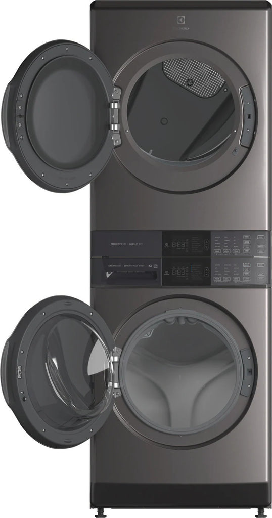Pictures of Electrolux Laundry Tower Single Unit Front Load 4.5 Cu. Ft. Washer and 8 Cu. Ft. Gas Dryer in Titanium ELTG7600AT - Scratch & Dent (Minor) - Neu Appliance Outlet - Discount Appliance Outlet in Austin, Tx