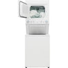 Frigidaire Electric Long Vent Stacked Laundry Center - 3.9 Cu. Ft Washer and 5.5 Cu. Ft. Dryer 4SD482 - FLCE7523AW - Scratch & Dent (Minor)