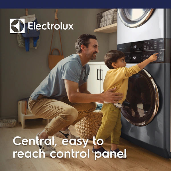 Pictures of Electrolux Titanium 600 Series Laundry Tower Single Unit 4.5 cu ft Washer & 8 cu ft Electric Dryer ELTE7600AT - Scratch & Dent (Minor) - Neu Appliance Outlet - Discount Appliance Outlet in Austin, Tx