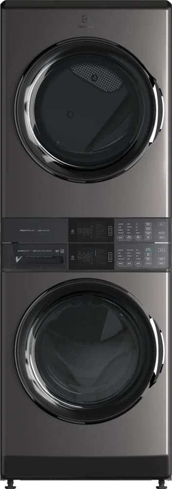 Pictures of Electrolux Laundry Tower Single Unit Front Load 4.5 Cu. Ft. Washer and 8 Cu. Ft. Gas Dryer in Titanium ELTG7600AT - Scratch & Dent (Minor) - Neu Appliance Outlet - Discount Appliance Outlet in Austin, Tx