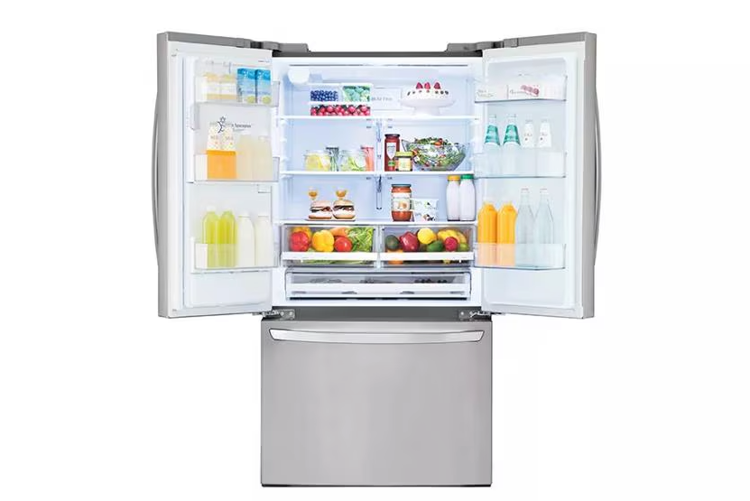 Pictures of 28 cu. ft. 3 Door French Door, Ice and Water with Single Ice Maker in Printproof Stainless Steel LRFS28XBS - Open Box - Neu Appliance Outlet - Discount Appliance Outlet in Austin, Tx