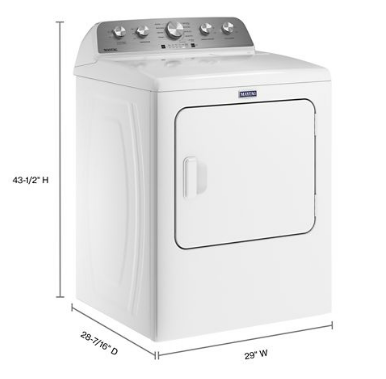 Pictures of Maytag White 4.5 Cu. Ft. High Efficiency Washer with PowerWash Cycle MVW5035MW and Maytag White Electric 7.0 Cu. FT. Dryer with Moisture Sensing MED5030MW - New in Box - Neu Appliance Outlet - Discount Appliance Outlet in Austin, Tx
