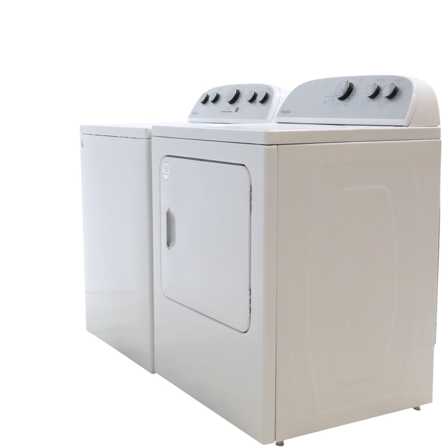 Neu Preferred Whirlpool High Capacity Impeller Washer & Electric Dryer Set: 3.8 cu. ft. High Capacity Impeller Washer With Extra Water Cycle / Option & 7.0 cu. ft. Electric 220v Dryer With Auto Sensor Dry  - Certified Refurbished