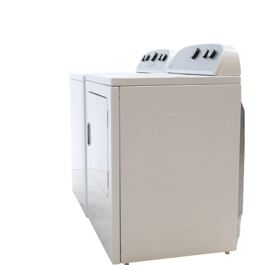 Neu Preferred Whirlpool High Capacity Impeller Washer & Electric Dryer Set: 3.8 cu. ft. High Capacity Impeller Washer With Extra Water Cycle / Option & 7.0 cu. ft. Electric 220v Dryer With Auto Sensor Dry  - Certified Refurbished