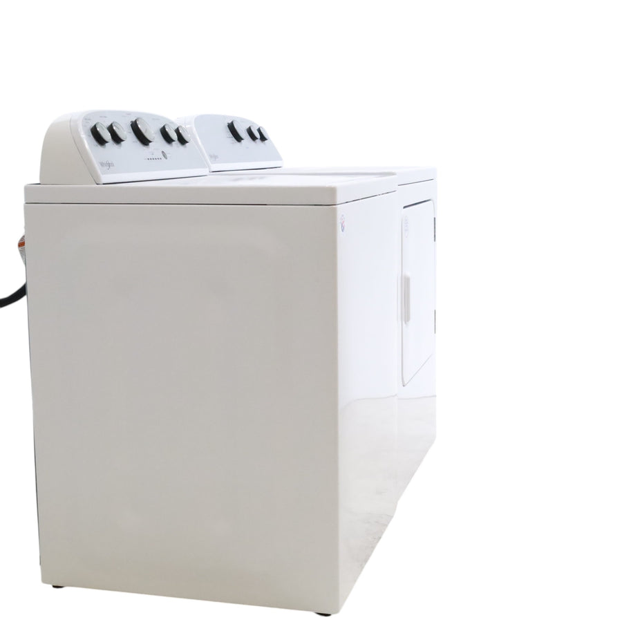 Neu Preferred Whirlpool High Capacity Impeller Washer & Electric Dryer Set: 3.8 cu. ft. High Capacity Impeller Washer With Extra Water Cycle / Option & 7.0 cu. ft. Electric 220v Dryer With Auto Sensor Dry  - Certified Refurbished