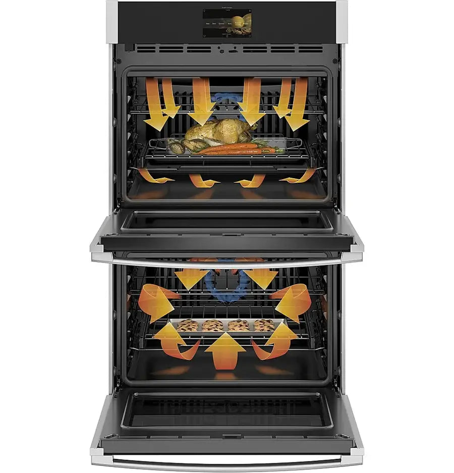GE Profile™ 30" Smart Built-In Convection Double Wall Oven with No Preheat Air Fry and Precision Cooking PTD7000SNSS - Open Box