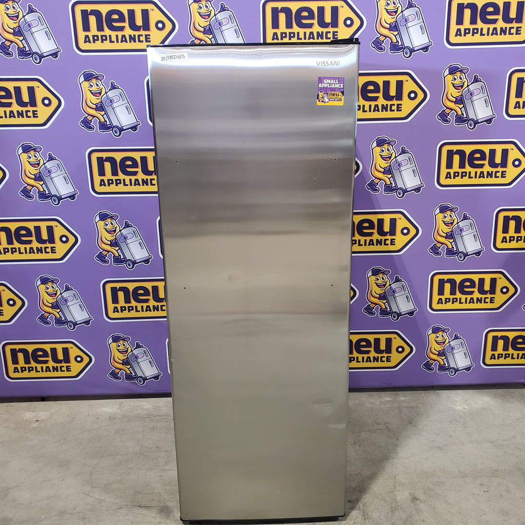 Vissani 24 in. 11 cu. ft. Convertible Auto Defrost Garage Ready Upright Freezer/Refrigerator in Stainless Steel, Energy Star 25133SD525 - VSF11US2A16 - Scratch & Dent (Minor)