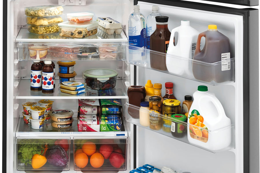 Frigidaire 30" Wide 20.0 Cu. Ft. Top Freezer Refrigerator in Stainless Steel LFTR2045VF - Scratch & Dent (Minor)