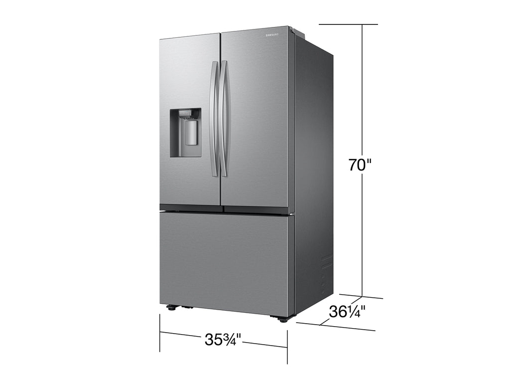 Pictures of Samsung 31 cu. ft. Mega Capacity 3-Door French Door Refrigerator in Stainless Steel with Four Types of Ice 4SD422 - RF32CG5400SR - Scratch & Dent (Minor) - Neu Appliance Outlet - Discount Appliance Outlet in Austin, Tx