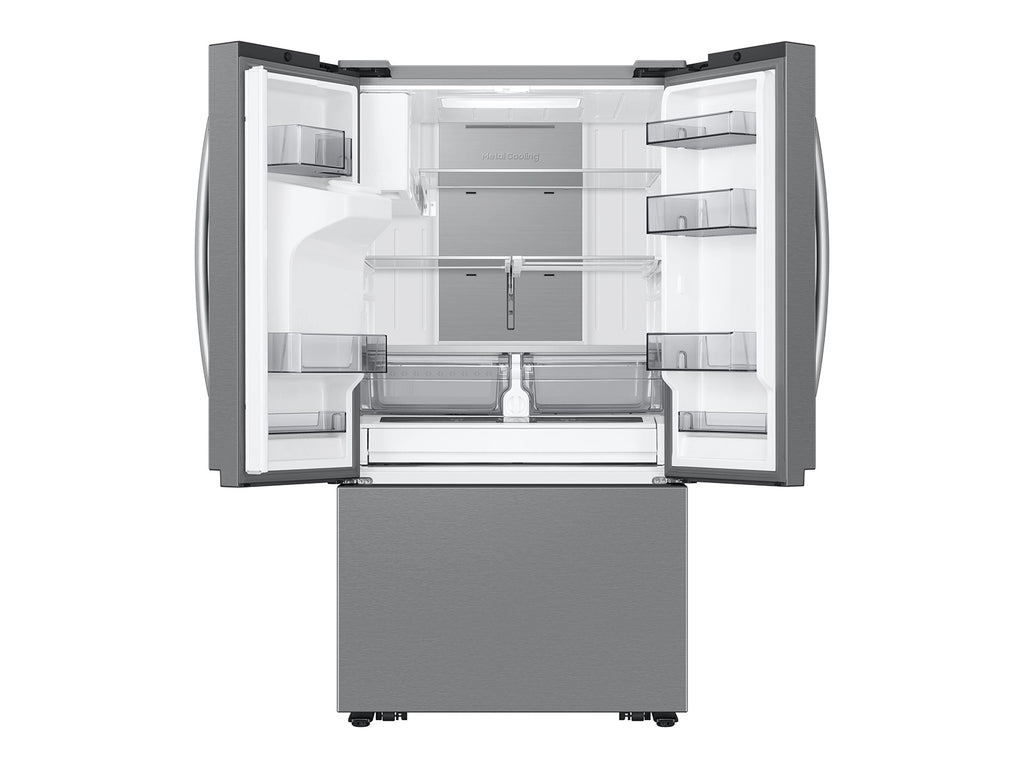 Pictures of Samsung 31 cu. ft. Mega Capacity 3-Door French Door Refrigerator in Stainless Steel with Four Types of Ice 4SD422 - RF32CG5400SR - Scratch & Dent (Minor) - Neu Appliance Outlet - Discount Appliance Outlet in Austin, Tx