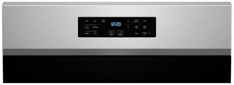 Whirlpool Energy Star 30" Electric Range with Air Cooking Technology, No Preheat Air Fry, Air Baking and Self Clean WFES5030RZ - Scratch and Dent (Minor)