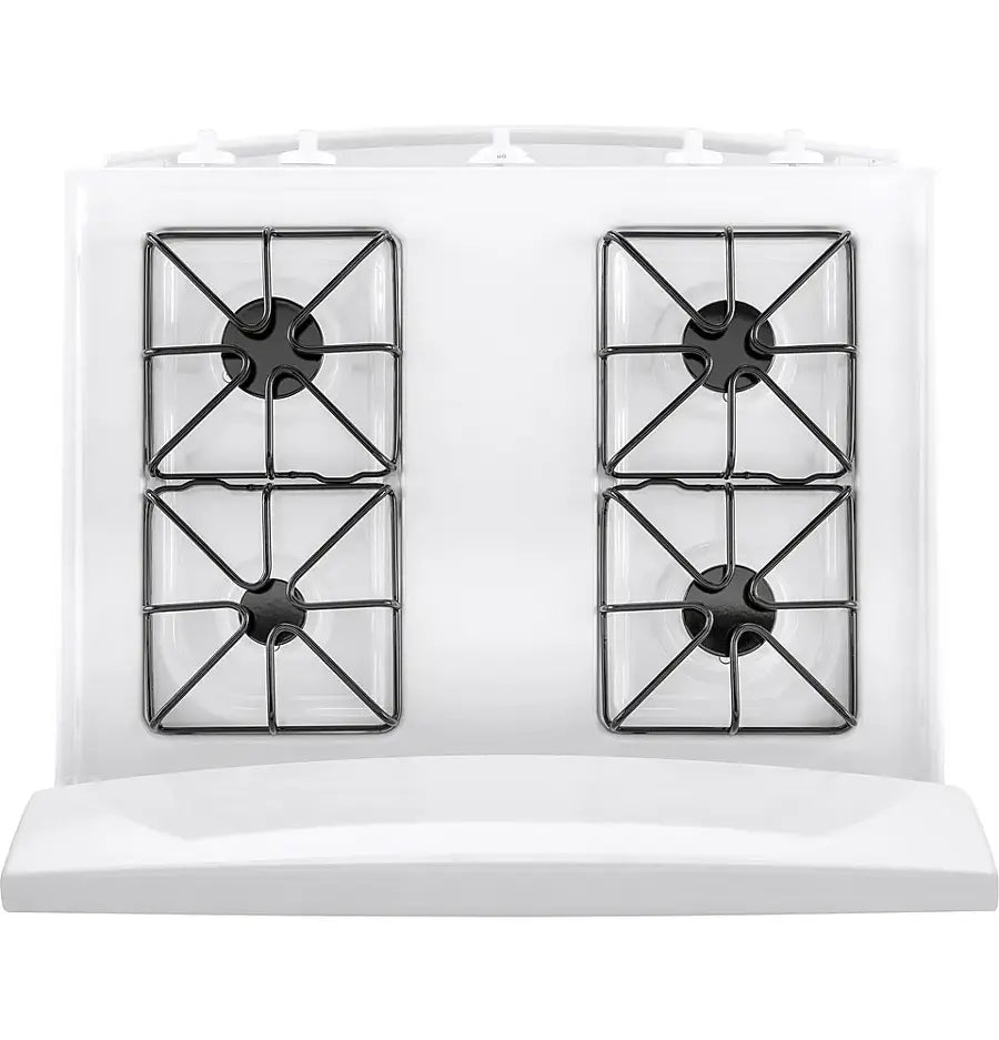 Pictures of GE® 4.8 cu. ft. Free-Standing Gas Range in White JGBS30DEKWW - New in Box - Neu Appliance Outlet - Discount Appliance Outlet in Austin, Tx