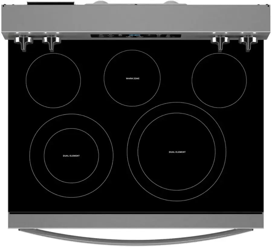Pictures of Whirlpool Energy Star 30" Electric Range with Air Cooking Technology, No Preheat Air Fry, Air Baking and Self Clean WFES5030RZ - Scratch and Dent (Minor) - Neu Appliance Outlet - Discount Appliance Outlet in Austin, Tx
