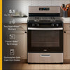 Pictures of Whirlpool 5.1 Cu. Ft. Freestanding Gas Range with Broiler Drawer and Two Speed Heat Burners in Stainless Steel WFG320M0MS - Open Box - Neu Appliance Outlet - Discount Appliance Outlet in Austin, Tx