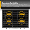 Pictures of Whirlpool 5.1 Cu. Ft. Freestanding Gas Range with Broiler Drawer and Two Speed Heat Burners in Stainless Steel WFG320M0MS - Open Box - Neu Appliance Outlet - Discount Appliance Outlet in Austin, Tx