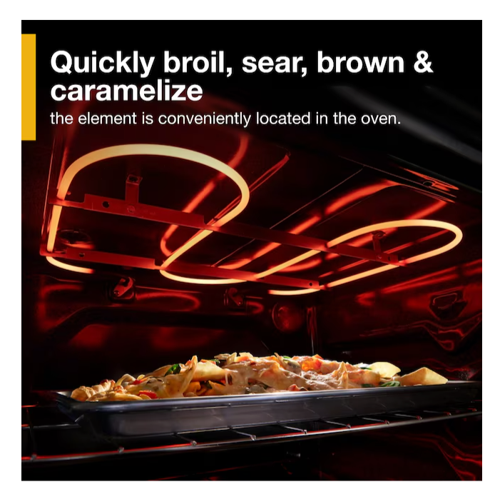 Pictures of Whirlpool Fingerprint Resistant Stainless Steel Electric 30 Inch Range with Steam Clean and No Preheat Mode WFES3330RZ - Scratch & Dent (Minor) - Neu Appliance Outlet - Discount Appliance Outlet in Austin, Tx