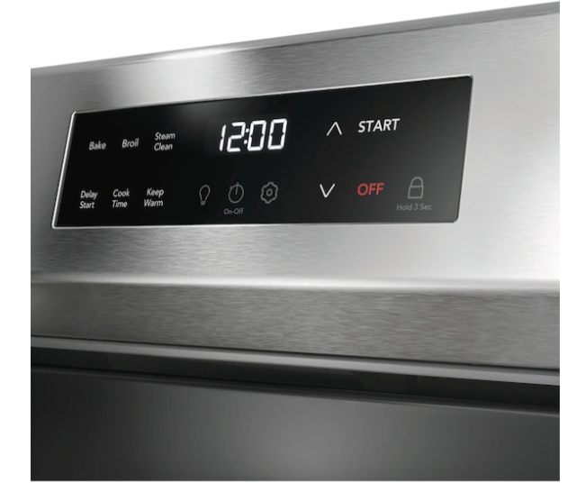 Frigidaire 5 Burner Freestanding Gas Range in Stainless Steel with Quick Boil and Steam Clean 20531SD513 - FCRG3062AS - Open Box