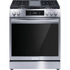 Pictures of Frigidaire Gallery 30" 6 cu. ft. 5 Burner Slide-In Gas Range with Total Convection and Air Fry in Smudge Proof Stainless Steel GCFG3060BF - Scratch & Dent (Minor) - Neu Appliance Outlet - Discount Appliance Outlet in Austin, Tx