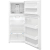Frigidaire Top Freezer 18 Cu. Ft. Capacity Refrigerator with Spacious Interior Storage and Bright LED Lighting in White FFHT1822UW - Scratch and Dent (Major)