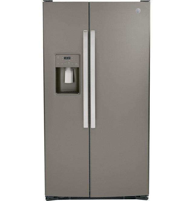 Pictures of GE® 25.3 Cu. Ft. Side-By-Side Refrigerator with Ice Maker, Water and Ice Dispenser GSS25GMPES - Open Box - Neu Appliance Outlet - Discount Appliance Outlet in Austin, Tx