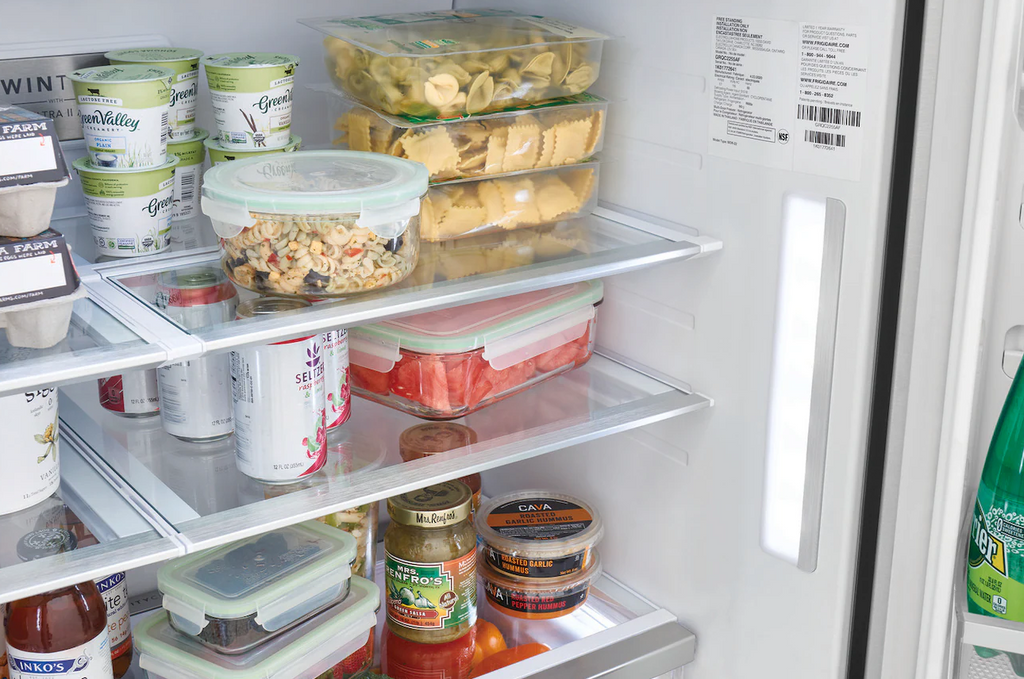 Pictures of Frigidaire Gallery 22 Cu. Ft. Counter-Depth 4-Door Energy Star Certified Refrigerator in Smudge-Proof Stainless Steel GRQC2255BF - Scratch & Dent (Minor) - Neu Appliance Outlet - Discount Appliance Outlet in Austin, Tx