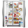 Pictures of Whirlpool Counter Depth 20.6 cu. ft. Side by Side Refrigerator in Fingerprint-Resistant Stainless Steel with In Door Ice and Water Dispenser WRS571CIHZ Scratch & Dent - Minor - Neu Appliance Outlet - Discount Appliance Outlet in Austin, Tx
